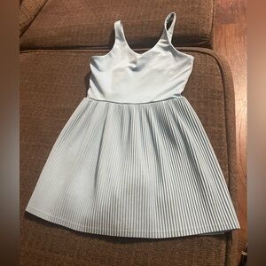 Light Blue Sleeveless Kids Dress